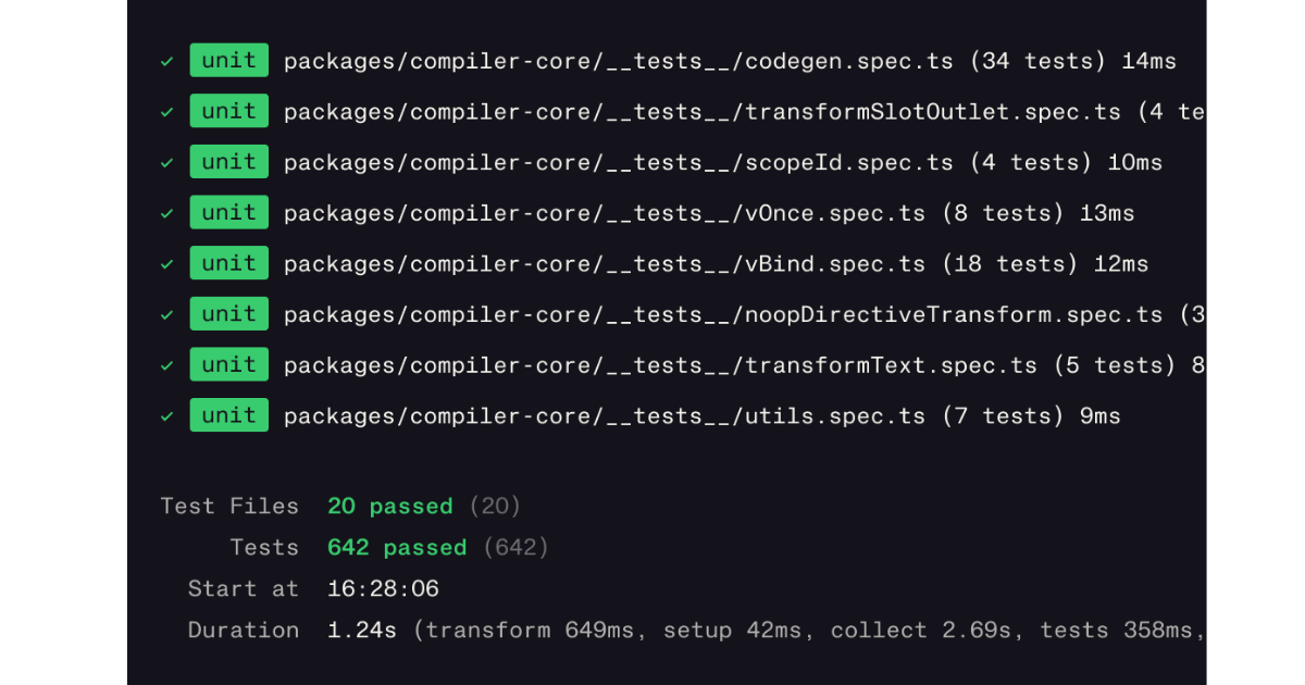 Test suite
